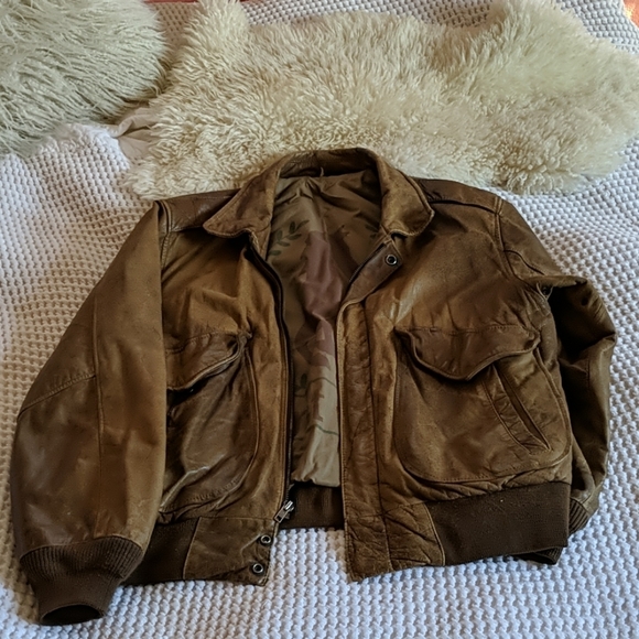 Vintage Hunt Club Leather Jacket 